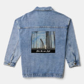 Glow Like van Gogh Denim Jas Denim Jacket (Achterkant)