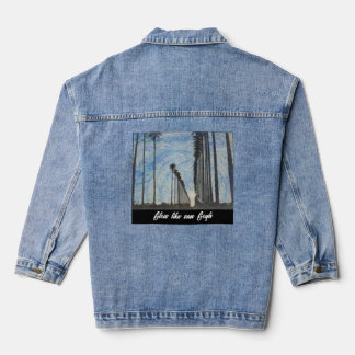 Glow Like van Gogh Denim Jas Jacket