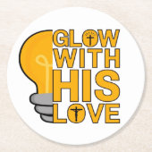 Glow met zijn liefde Onderzetters (Voorkant)