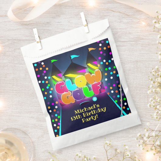 Glow Miniatuur Golf Verjaardagsfeest Bedankzakje (Geknipt)