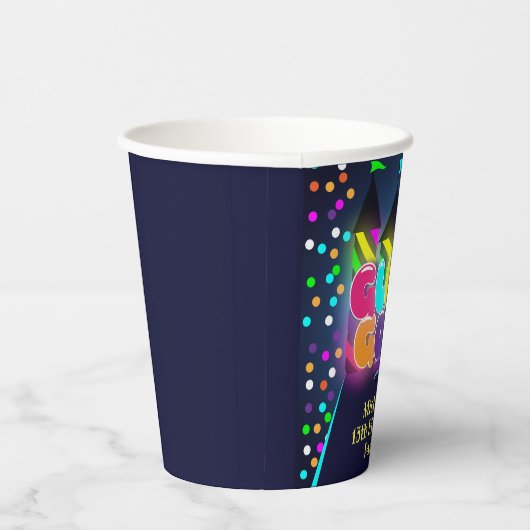 Glow Miniatuur Golf Verjaardagsfeest Papieren Bekers (Rechts)