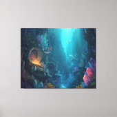 Glow of the Forgotten Depths Canvas Afdruk (Voorkant)