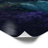 Glow of the Forgotten Depths Perfect Poster (Hoek)