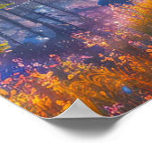 Glow of the Sunset in Azure Charm Poster (Hoek)