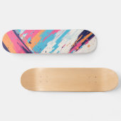 Glow on the Go: Neon Roze Skateboards (Horizontaal)
