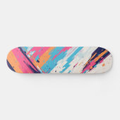 Glow on the Go: Neon Roze Skateboards (Horizontaal)