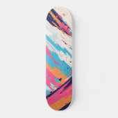 Glow on the Go: Neon Roze Skateboards (Voorkant)