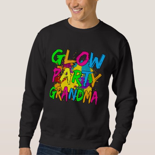 Glow Party Clothing Glow Party  Glow Party Grandma Trui (Voorkant)