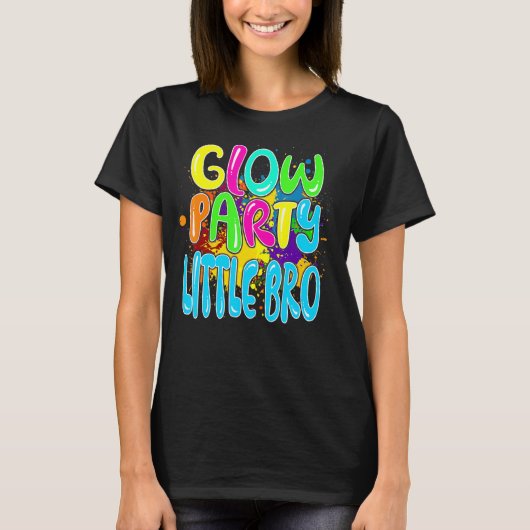 Glow Party Clothing Glow Party Glow Party Little B T-shirt (Voorkant)