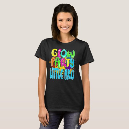 Glow Party Clothing Glow Party Glow Party Little B T-shirt (Voorkant volledig)