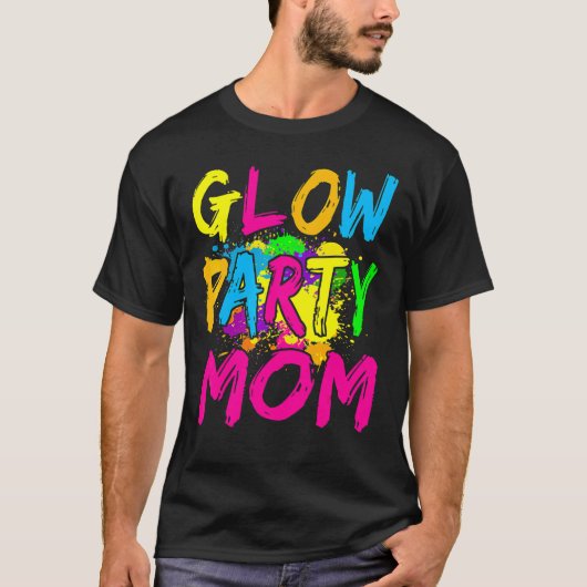 Glow Party Clothing Glow Party Glow party Mam T-shirt (Voorkant)