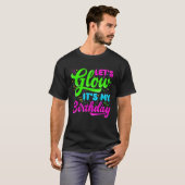 Glow Party Kleding Glow Party T Shirt Verjaardag P (Voorkant volledig)