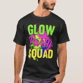 Glow Party Squad Neon Lights 2 T-shirt (Voorkant)