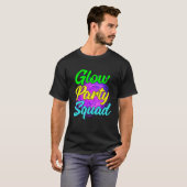 Glow Party Squad Party  Cute Paint Splatter Tee T-shirt (Voorkant volledig)