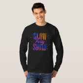 Glow Party Squad Retro Party Wear T-shirt (Voorkant volledig)