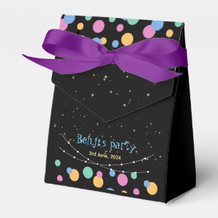 Glow & Roll Birthday bash Custom zwart Bedankdoosjes