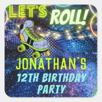 Glow Roller Skateboarden Birthday Party Favor