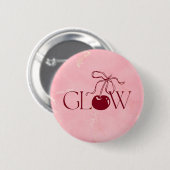 Glow Ronde Button 5,7 Cm (Voorkant /achterkant)