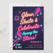 Glow Schaats & Vier Onder de Sterren Neon Kaart (Voorkant)