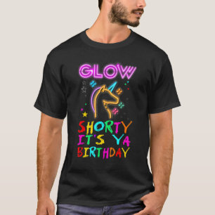Glow Shorty zijn Ya Birthday voor Glow Party Unico T-shirt