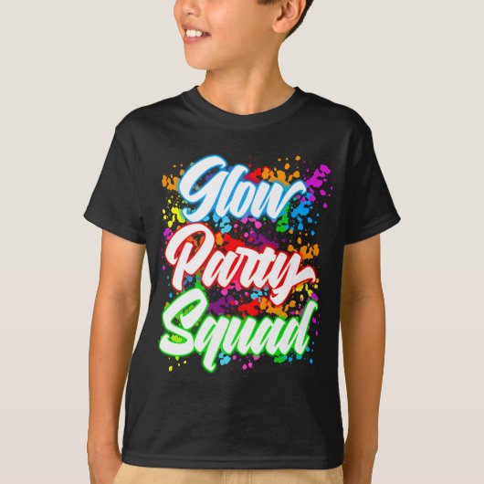 Glow Squad Squad helder Collectie T-shirt (Voorkant)