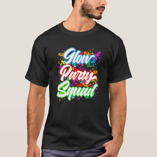 Glow Squad Squad helder Collectie T-shirt (Voorkant)