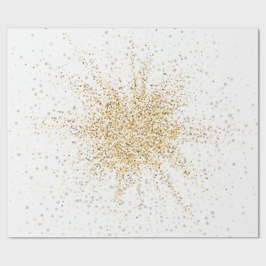 Glow Star 2 Cadeaupapier (Vlak)