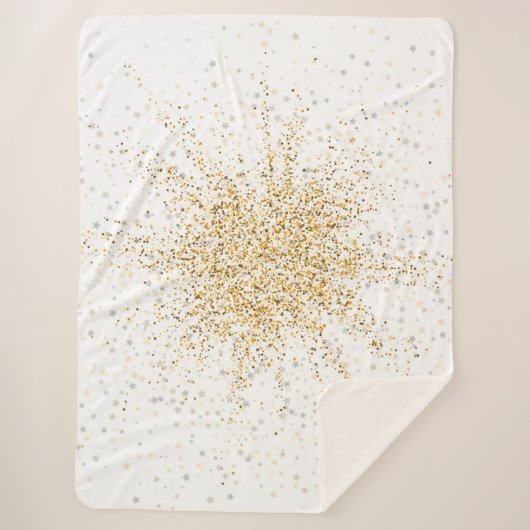 Glow Star 2 Sherpa Deken (Voorkant)