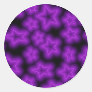 Glow Star Ronde Sticker