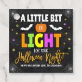 Glow Stick Halloween Gift Labels (Voorkant)