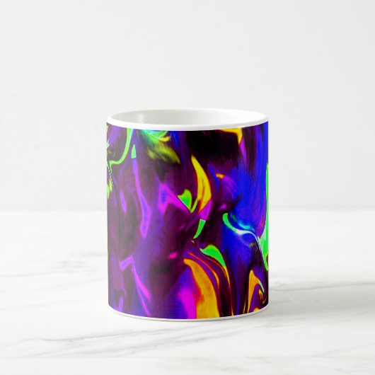 Glow Stick Rave Fire Stick Rainbow Koffiemok (Center)