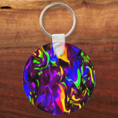 Glow Stick Rave Fire Stick Rainbow Sleutelhanger (Voorkant)