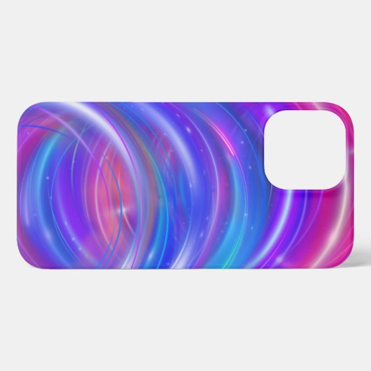 “Glow Stripes” Phone Case – Vibrant & Dynamic iPhone Hoesje (Achterkant horizontaal)