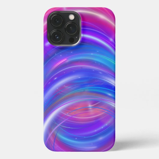 “Glow Stripes” Phone Case – Vibrant & Dynamic iPhone Hoesje (Achterkant)