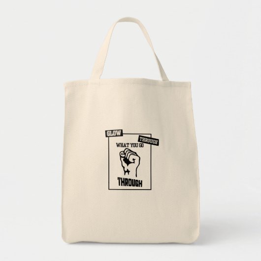 Glow Through Darkness Tote Bag (Voorkant)