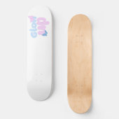 Glow Up Bold Butterfly Esthetisch Ontwerp Persoonlijk Skateboard (Voorkant)