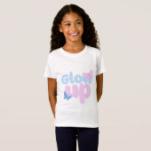 Glow Up Bold Butterfly Esthetisch Ontwerp T-shirt (Voorkant volledig)