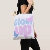 Glow Up Bold Butterfly Esthetisch Ontwerp Tote Bag (Dichtbij)