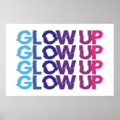 Glow-up - Niet stoppen Poster (Voorkant)