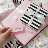 Glow Up Skincare Gift Wrap 3 Pack – Custom Name Inpakpapier Vel