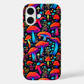 Glow Up Your Vibe - Neon Shroom Hoesje (Achterkant)