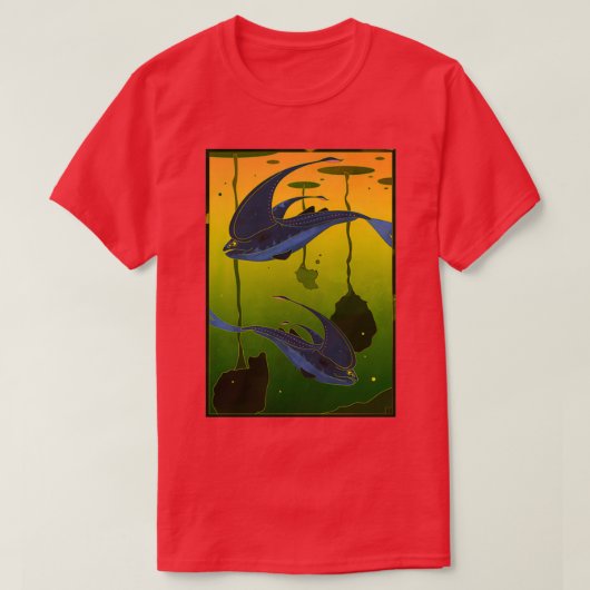 Glow Whale Leviathan T-shirt (Design voorkant)