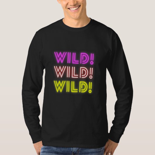 Glow Wild T-shirt Graphic Top (Voorkant)