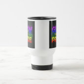"Glow with Pride" Travel Coffee Mug Reisbeker (Center)