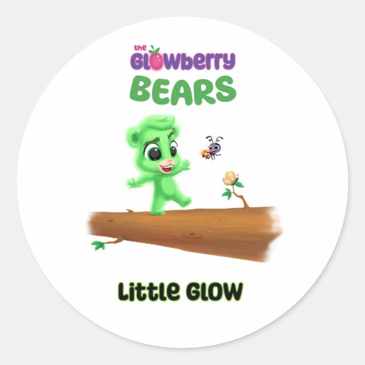 Glowberry Beren Little Glow Sticker (Voorkant)