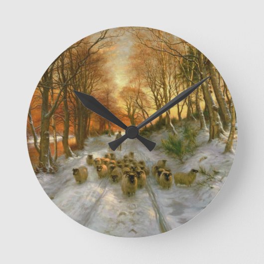 Glowed with Tints of Evening Hours Ronde Klok (Voorkant)