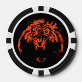 Gloweed Tiger Poker Chips (Voorkant)