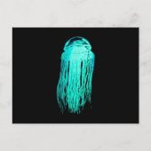 Gloweeën Jellyfish Briefkaart (Voorkant)