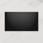 GLOWENDE KOOLZWARTE STIPPEN DARKPATROON VISITEKAARTJE (Achterkant)