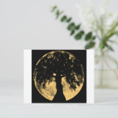 Gloweyed Moon Oak Goddess Briefkaart (Staand voorkant)